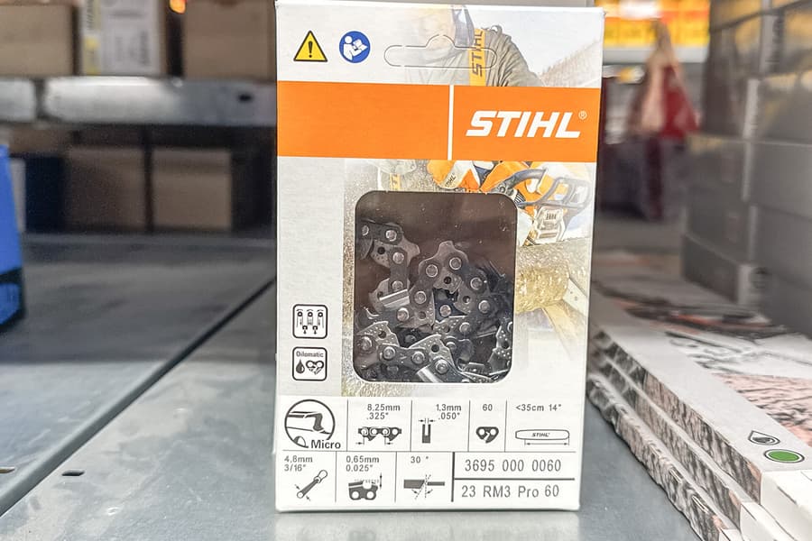 15 Packungen Kettensägeketten Stihl 23 RM3 PRO 60